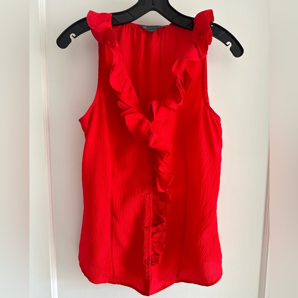 Like new ruffle blouse